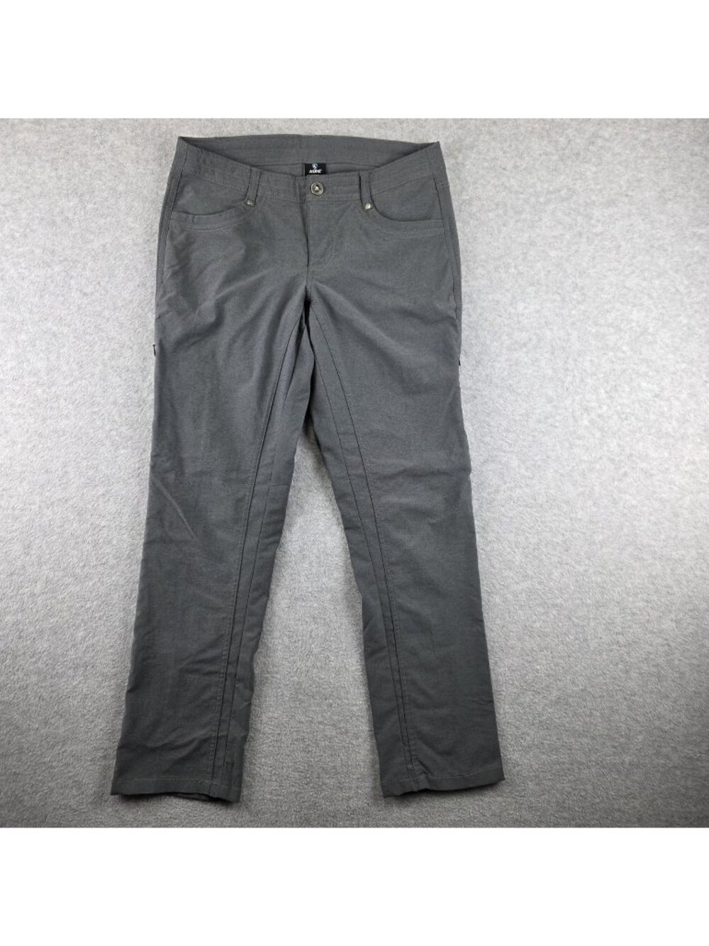 Kuhl Pants Womens 6 Gray Outdoor Hiking Tapered Stretch Nylon Slim Fit